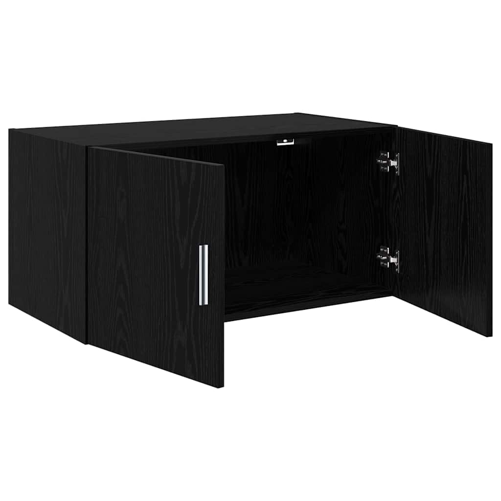 vidaXL Wall Cabinet Black oak 80 x 42.5 x 40 cm Engineered Wood 5