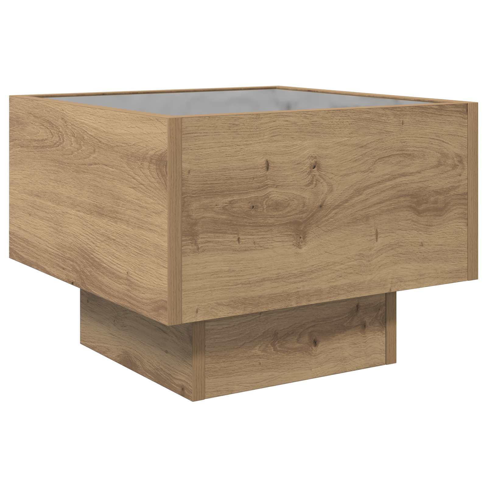 vidaXL Coffee Table Artisan oak 40 x 40 x 30 cm 6