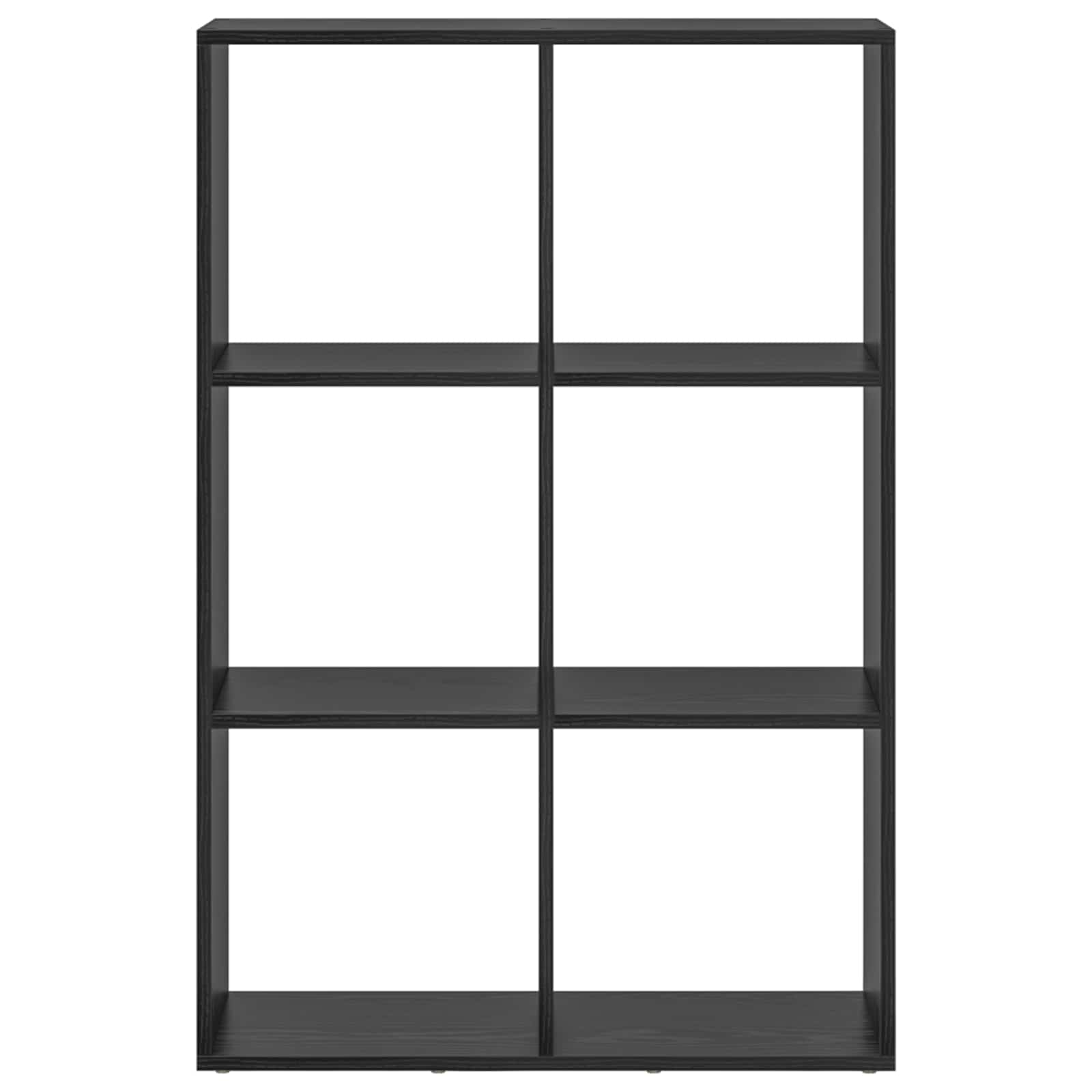 vidaXL Book Cabinet 6-Tier 69.5 x 29 x 103.5 cm Engineered Wood 5