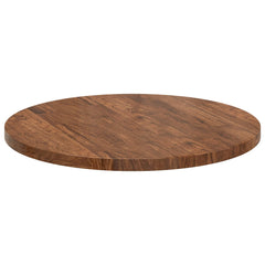 vidaXL Table Top Ø 60 x 2.5 cm Round Solid Oak Wood Light Brown 5