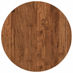 vidaXL Table Top Ø 50 x 4 cm Round Solid Oak Wood Light Brown 2
