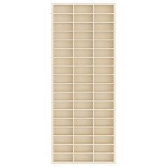 vidaXL Wall Display Case Wall-Mounted Beige 30 x 4.5 x 75 cm 3