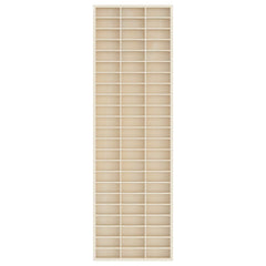 vidaXL Wall Display Case Wall-Mounted Beige 30 x 4.5 x 96 cm 3
