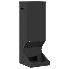 vidaXL Deer Feeder Black 28 x 30 x 80 cm 3 kg Cold-Rolled Steel 2