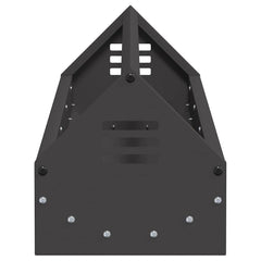 vidaXL Chicken Feeding Trough Black 108 x 20.5 x 20 cm 5 kg 6