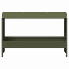 vidaXL Chicken Feeding Trough Olive Green 81 x 32 x 53.5 cm 5