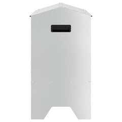 vidaXL Livestock Feeding Trough Silver 79 x 35 x 62 cm 15 kg 6