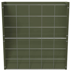 vidaXL Hanging Hay Feeder Olive Green 61 x 33 x 66 cm 5 kg 5