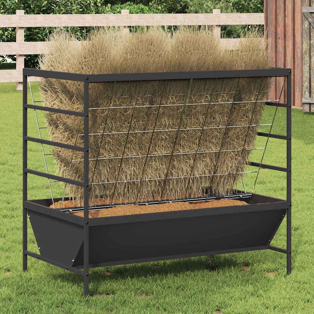 Livestock Feeder 100 x 60 x 90 cm 15 kg Black