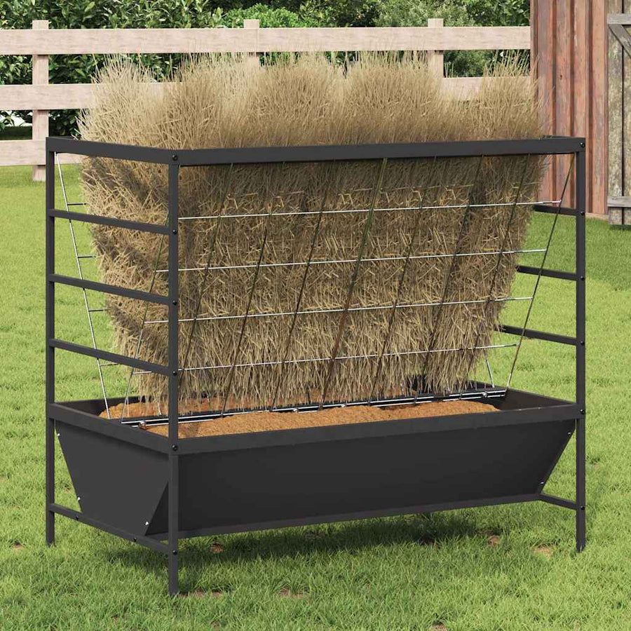Livestock Feeder 100 x 60 x 90 cm 15 kg Black