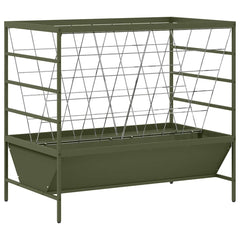 Livestock Feeder 100 x 60 x 90 cm 15 kg Olive green