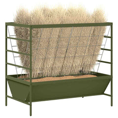 Livestock Feeder 100 x 60 x 90 cm 15 kg Olive green