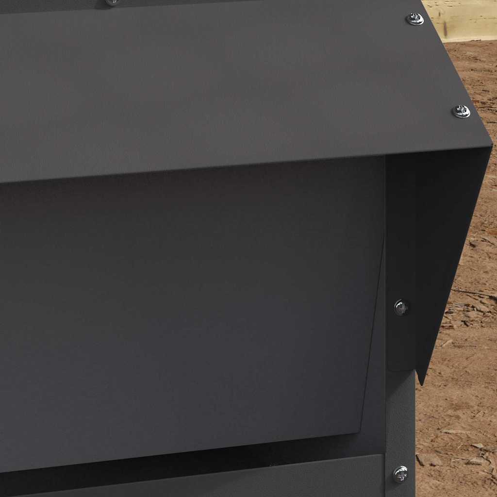 Chicken Feeder 40.5 x 45 x 41 cm 20 kg Black