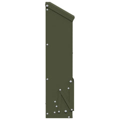 vidaXL Chicken Feeder Olive Green 13 x 12 x 51 cm Cold-Rolled Steel 6