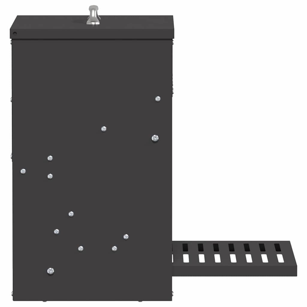 vidaXL Chicken Treadle Feeder Black 33 x 42 x 40 cm 10 kg 5