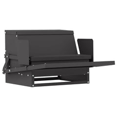 vidaXL Chicken Treadle Feeder Black 50 x 40 x 29 cm 2 kg 5