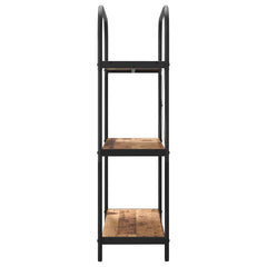 vidaXL Bookshelf 3-Tier 80 x 30 x 109 cm Engineered wood Old Wood 6