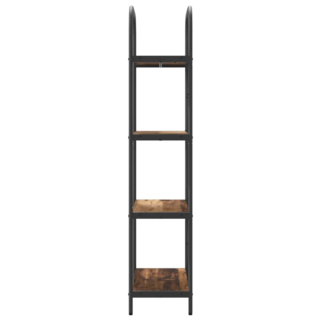 vidaXL Bookshelf 4-Tier 60 x 30 x 146 cm Engineered wood Old Wood 6
