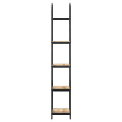 vidaXL Bookshelf 5-Tier 40 x 30 x 183 cm Engineered wood Artisan Oak 6