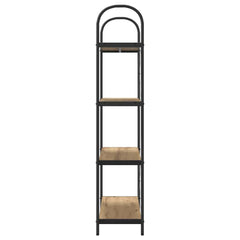 vidaXL Bookshelf 4-Tier 80 x 30 x 146 cm Engineered wood Artisan Oak 6