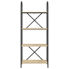 vidaXL Bookshelf 4-Tier 60 x 30 x 146 cm Engineered wood Sonoma Oak 5