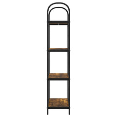 vidaXL Bookshelf 4-Tier 60 x 30 x 146 cm Engineered wood Smoked Oak 6