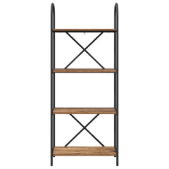 vidaXL Bookshelf 4-Tier 60 x 30 x 146 cm Engineered wood Old Wood 5