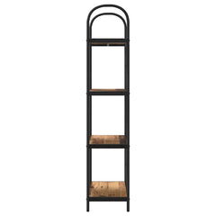 vidaXL Bookshelf 4-Tier 60 x 30 x 146 cm Engineered wood Old Wood 6