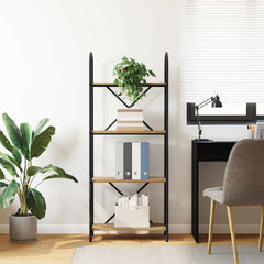 vidaXL Bookshelf 4-Tier 60 x 30 x 146 cm Engineered wood Artisan Oak 4