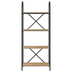 vidaXL Bookshelf 4-Tier 60 x 30 x 146 cm Engineered wood Artisan Oak 5