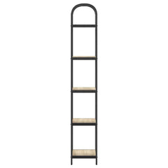 vidaXL Bookshelf 5-Tier 40 x 30 x 183 cm Engineered wood Sonoma Oak 6
