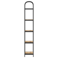 vidaXL Bookshelf 5-Tier 40 x 30 x 183 cm Engineered wood Artisan Oak 6
