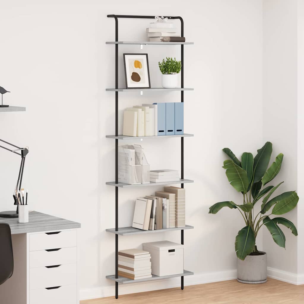 vidaXL Bookshelf 5-Tier Engineered wood