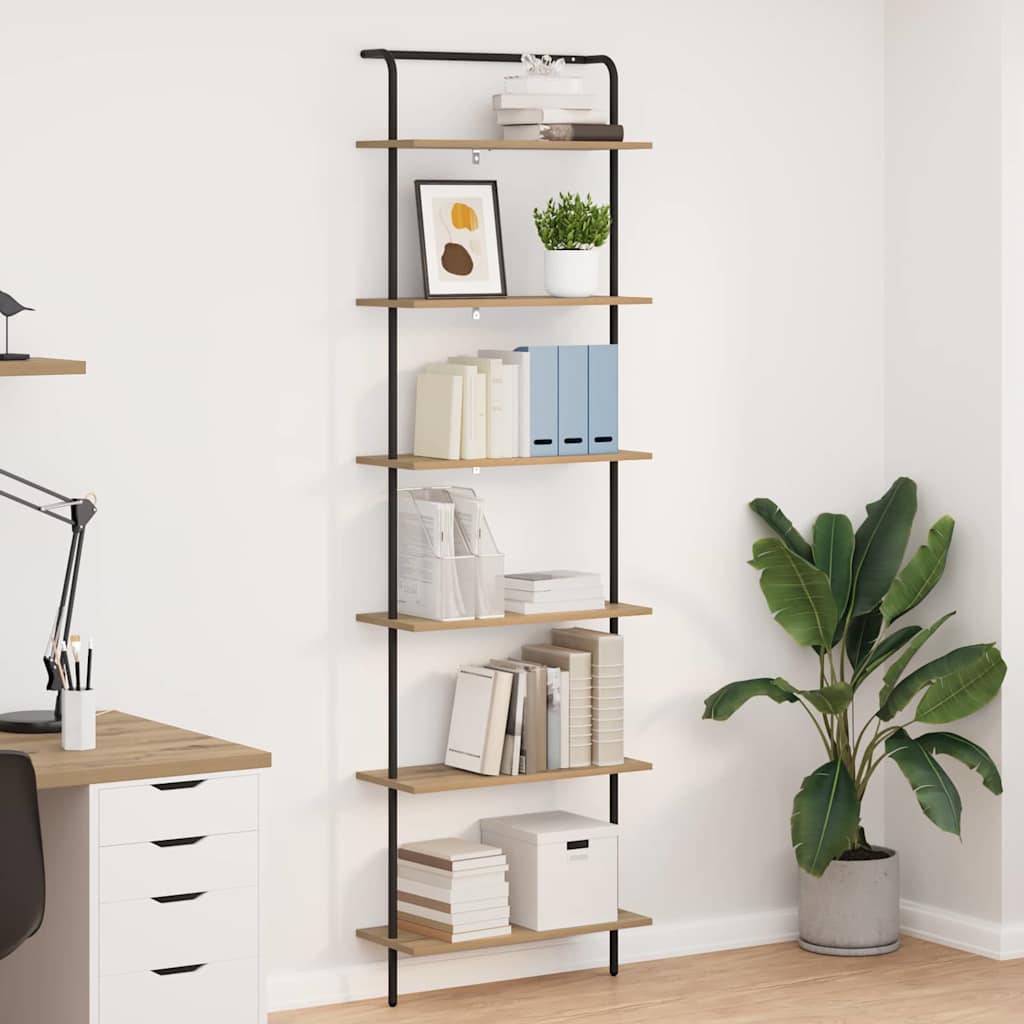 vidaXL Bookshelf 5-Tier Engineered wood