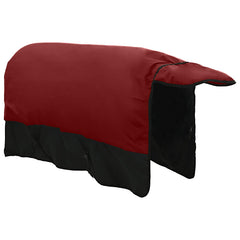 vidaXL Horse Blanket Bordeaux and Black 85 cm Polyester 4