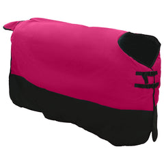 vidaXL Horse Blanket Pink and Black 85 cm Polyester 3