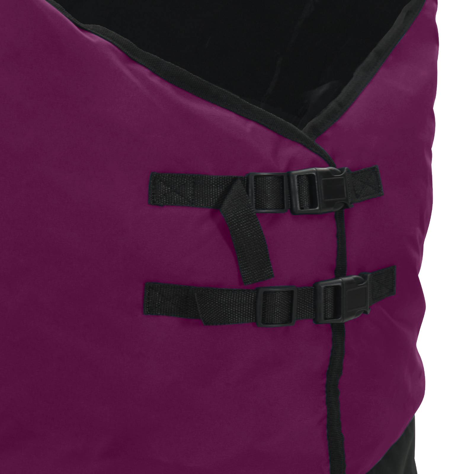 vidaXL Horse Blanket Full Purple 75 cm Polyester 6