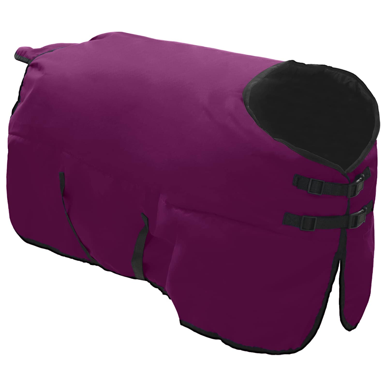 vidaXL Horse Blanket Full Purple 75 cm Polyester 3