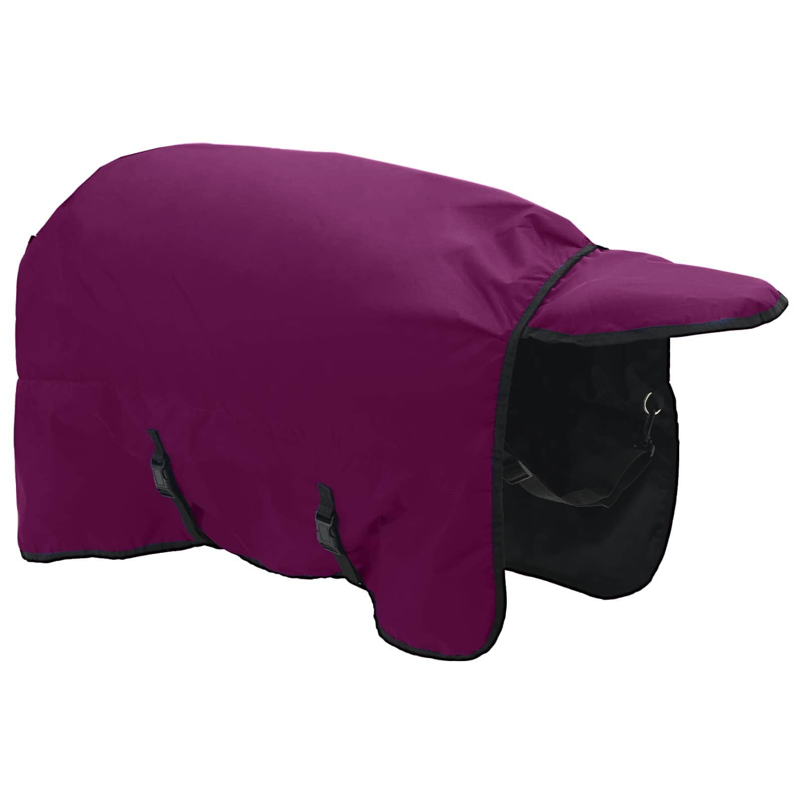 vidaXL Horse Blanket Full Purple 75 cm Polyester 4