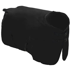 vidaXL Horse Blanket Full Black 75 cm Polyester 3