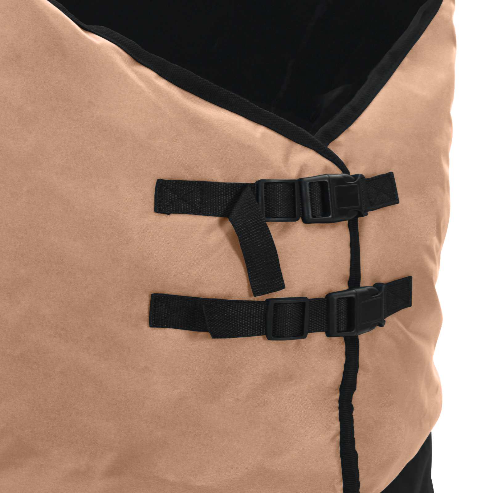 vidaXL Horse Blanket Cappuccino 85 cm Polyester 6