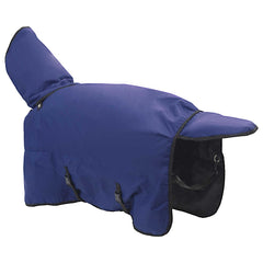 vidaXL Horse Blanket Full Navy Blue 165 cm Polyester 4
