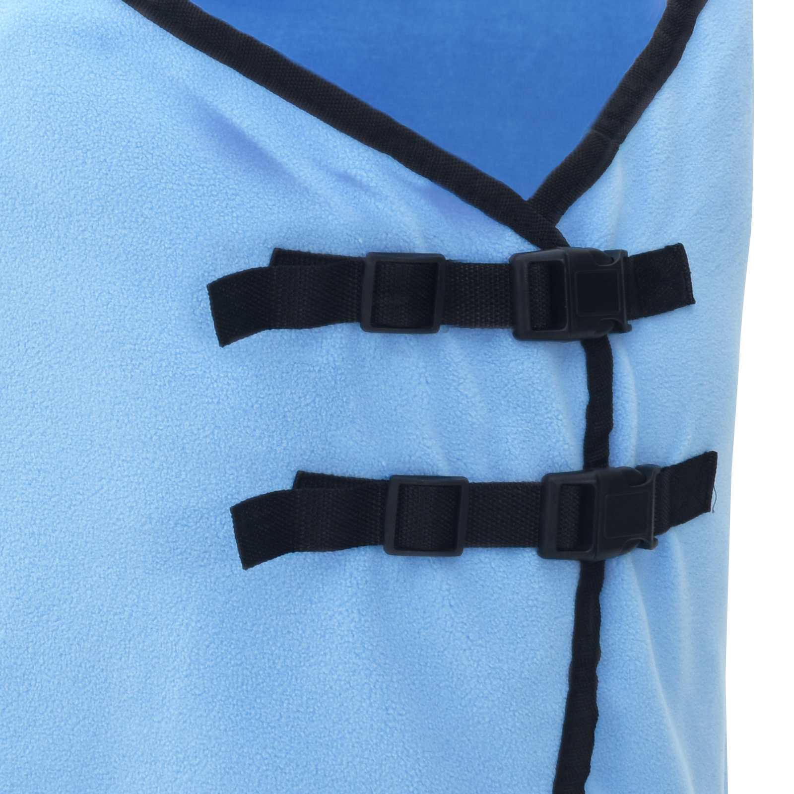 vidaXL Horse Blanket Full Aqua 115 cm Polyester Fleece 6