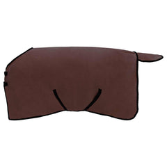 vidaXL Horse Blanket Full Dark Brown 115 cm Polyester Fleece 2