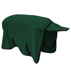 vidaXL Horse Blanket Full Dark Green 115 cm Polyester Fleece 4