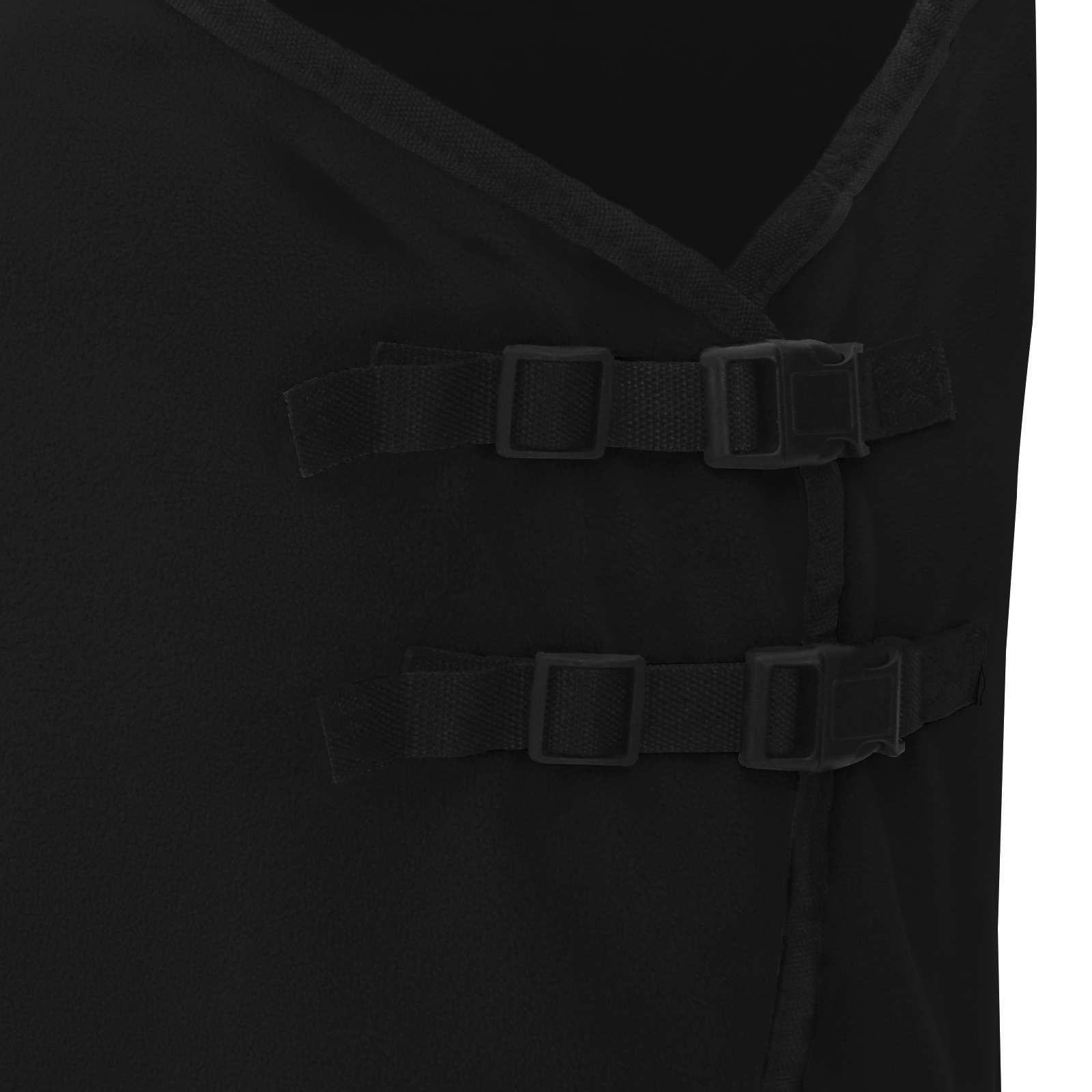 vidaXL Horse Blanket Black 115 cm Polyester Fleece 6