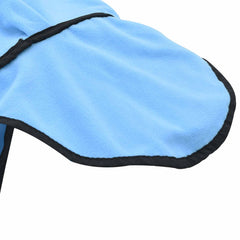 vidaXL Horse Blanket Full Aqua 105 cm Polyester Fleece 6