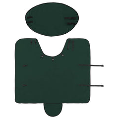 vidaXL Horse Blanket Full Dark Green 95 cm Polyester Fleece 5
