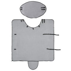 vidaXL Horse Blanket Full Light Grey and Pink 105 cm Polyester Fleece 5