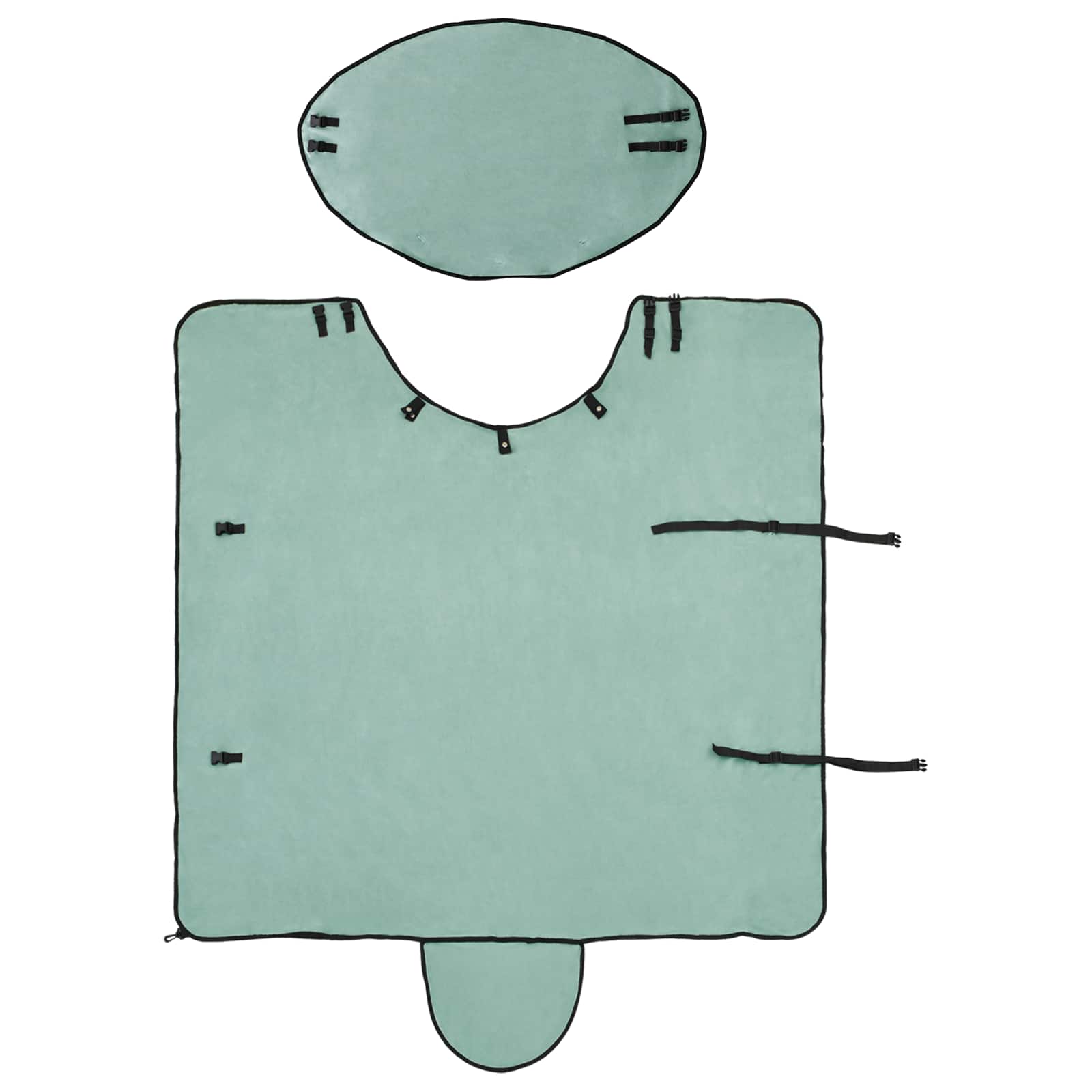 vidaXL Horse Blanket Special Green 105 cm Polyester Fleece 5
